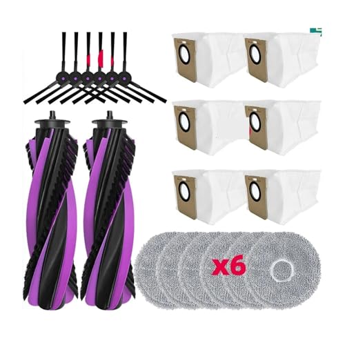 Hauptseitenbürste, Wischtuch, Staubbeutel, Kompatibel Mit JONR, P20 Pro/T5 Pro Roboter-Staubsauger, Teile-Zubehör-Kits(20PCS) von CFBKPUGN