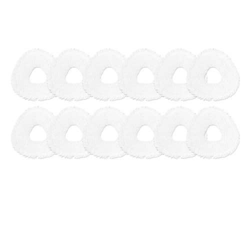 Hauptwalze Seitenbürstenabdeckung Hepa-Filter Mopptuch Staubbeutel, Kompatibel For Narwal, Freo Z Ultra Staubsauger-Teilezubehör(Mop Cloth-12pcs) von CFBKPUGN