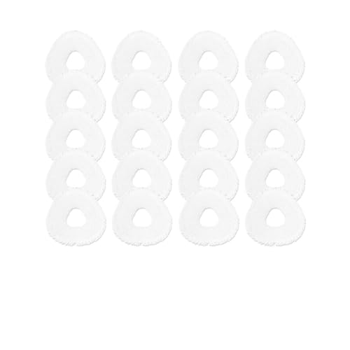 Hauptwalze Seitenbürstenabdeckung Filter Mopptuch Staubbeutel, Kompatibel Mit Narwal, Freo Z Ultra Staubsauger-Teilezubehör(Mop Cloth-20pcs) von CFBKPUGN