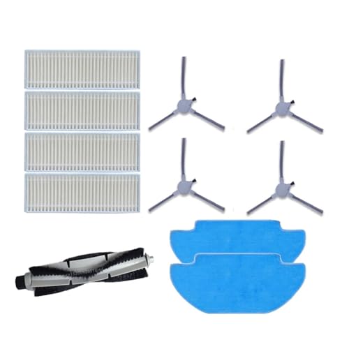 Hauptwalzenbürste, Seitenbürste, Wischlappen, Kompatibel Mit Liectroux, ZK901 Alfawise V10 Max, Kompatibel Mit Haier, JS35 Roboterstaubsauger-Ersatzteile(11pcs) von CFBKPUGN