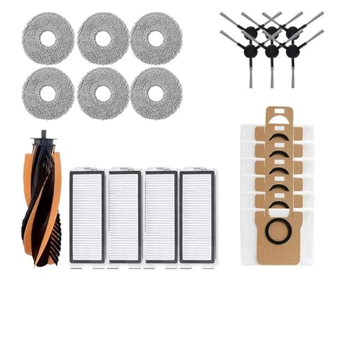 Kompatibel Mit JONR, P20 PRO/T5 Pro Roboter-Staubsauger, Zubehör, Hauptseitenbürste, Hepa-Filter, Wischtuch, Ersatz(25PCS) von CFBKPUGN