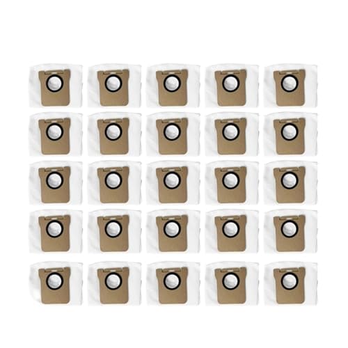 Mopptuch Staubbeutel Seitenbürste, Kompatibel For JONR, P20 PRO Staubsauger-Ersatzzubehörteile(Dust Bag-25PCS) von CFBKPUGN