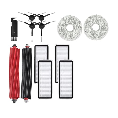 Rollen-Seitenbürste, Hepa-Filter, Wischtuch, Lappen, Staubbeutel, Teile, Kompatibel Mit Xiaomi, Kompatibel Mit Roborock, P10S Pro, Ersatz For Roboterstaubsauger(13pcs) von CFBKPUGN