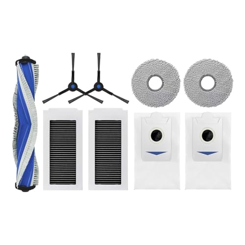 Staubbeutel Hauptseitenbürste Filter Mopp Zubehör, Kompatibel For Ecovacs, X5 OMNI / X5 PRO OMNI Roboter-staubsauger Ersatzteile(9PCS) von CFBKPUGN