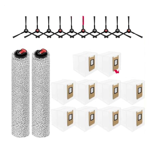 Zubehör For Seitenbürsten, Rollenmopp, Staubbeutel, Kompatibel Mit Eufy, Omni E28/E25 Roboter-Staubsauger-Ersatzset(22PCS) von CFBKPUGN