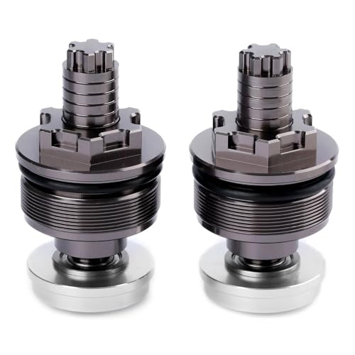 CFCKHPTHAZ 2 Stück Motorrad 38 Mm Stoßdämpferschraube Gabelabdeckung Vorspannungsverstellerschrauben Für Y&amaha YZF R3 R25 Lenkungsdämpfer(5) von CFCKHPTHAZ
