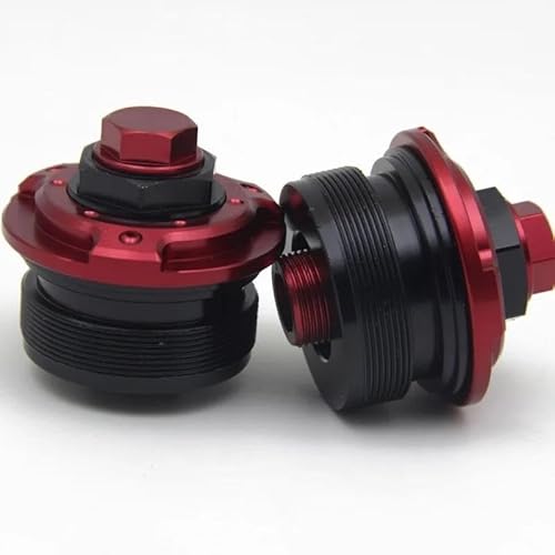 CFCKHPTHAZ Für Y&amaha R15v3 R15 Modifikation Vorderrad-Stoßdämpferschraube Einstellschraube Antivibrationsschraube Lenkungsdämpfer(Red) von CFCKHPTHAZ