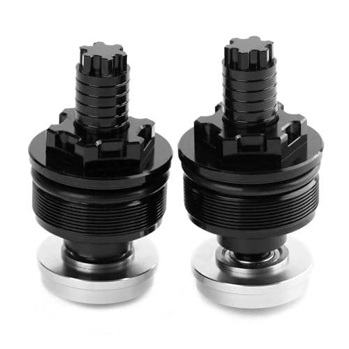 CFCKHPTHAZ Für Y&amaha YZF R3 R25, 2 Stück 38 Mm Stoßdämpferschraube, Gabelabdeckung, Vorspannungseinstellschrauben Lenkungsdämpfer(1) von CFCKHPTHAZ