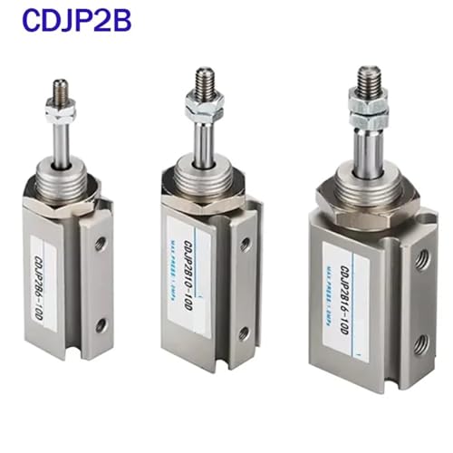 CDJP2B Doppeltwirkend Mikro-Außengewinde Nadeltyp Pneumatischer Kleinzylinder CDJP2B6/10/16 Hub 5D/10/15/20/25(CDJP2B10-25D) von CFCPLVMUD