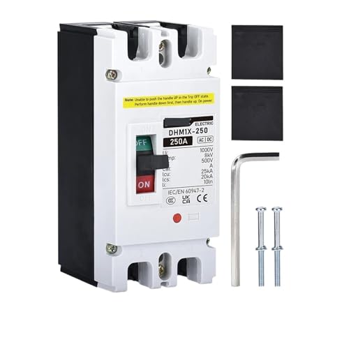 CFCPLVMUD DC MCCB 500V 25KA Molded Case Circuit Breaker 100A 160A 200A 250A Photovoltaic PV Battery System DC/AC Circuit Breaker(200A) von CFCPLVMUD