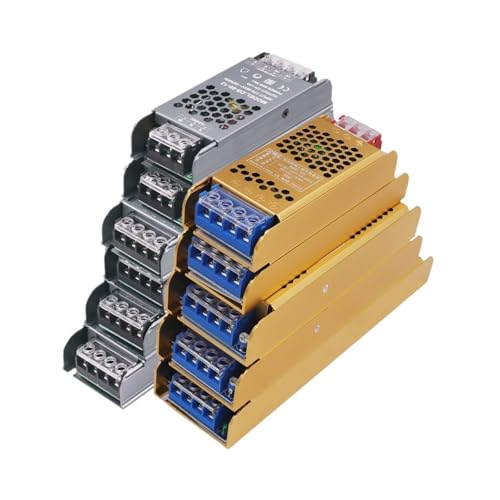 Switching Power Supply DC 12V 24V 60W 80W 100W 120W 200W 300W 400W Light Transformer AC 180-250V Source Adapter For LED Strips(12V_120W GOLDEN) von CFCPLVMUD
