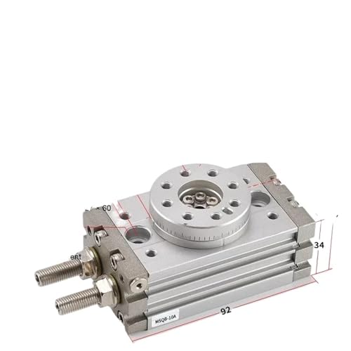 Typ MSQB Pneumatische Dreh Schwenk Zylinder MSQB10A MSQB20A MSQB30A MSQB50A MSQB10R MSQB20R MSQB30R MSQB50R 0~190 ° Einstellbar(MSQB-100A) von CFCPLVMUD