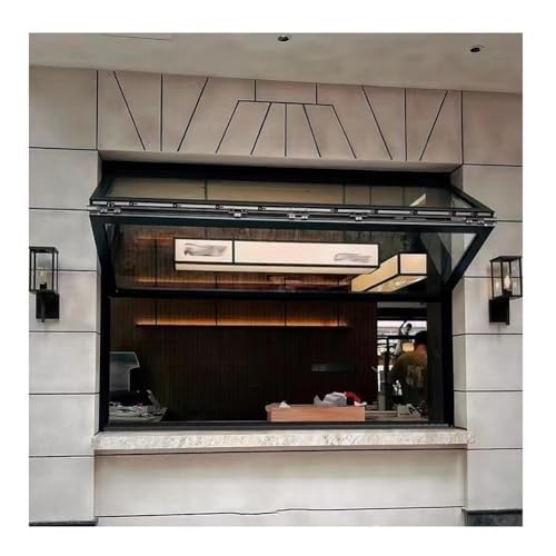 Abschließbares Konzessionsfenster, Food Truck Service Aus Aluminiumlegierung, 80° Verschiebbare Servierfenster, For Blumencafé, Gute Abdichtung(60x120 cm) von CFDZCP