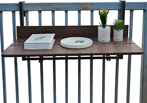 An Der Wand Montierter Schwebender Tisch, Hängender Computertisch Aus Aluminiumlegierung for Das Home-Office, 5-Fach Verstellbare Tischplattenhöhe, Platzsparend(120 * 37cm) von CFDZCP