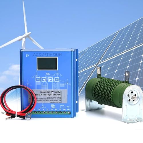 CFDZCP 2000 W/4000 W/6000 W/8000 W/10000 W Wind-Solar-Hybrid-Laderegler, 12 V/24 V/48 V MPPT-Ladeboost-Controller for Windkraftanlagen Mit LCD-Bildschirm(48v,6000w) von CFDZCP