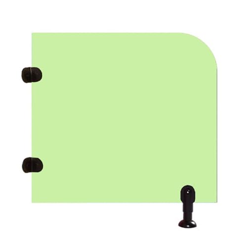 WC Trennwand Urinal-Sichtschutzwand, Urinal-Trennwand For Kinder, Toiletten-Trennwand For Den Kindergarten, Antikollisionsdesign Mit Abgerundeten Ecken(Green,23.6x27.5in(60x70cm)) von CFDZCP