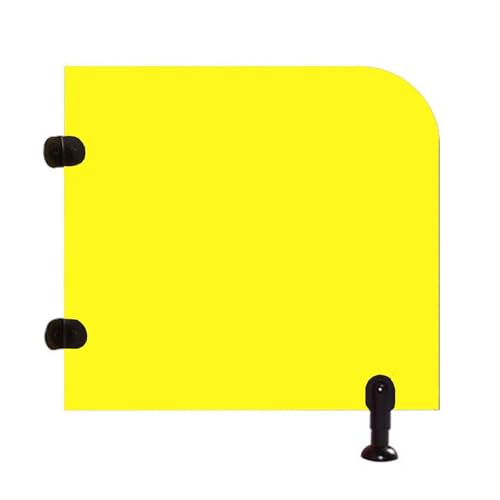WC Trennwand Urinal-Sichtschutzwand, Urinal-Trennwand For Kinder, Toiletten-Trennwand For Den Kindergarten, Antikollisionsdesign Mit Abgerundeten Ecken(Yellow,35.4x31.5in(90x80cm)) von CFDZCP