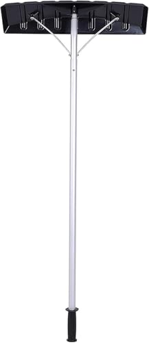 schneeschaufel Dach-Schneeräumwerkzeuge, Verstellbarer Schneerechen, Schneeschaufel 1,48–6,08 M, Schneeschaber, Kann Schnee Schnell Und Effizient Räumen von CFDZCP