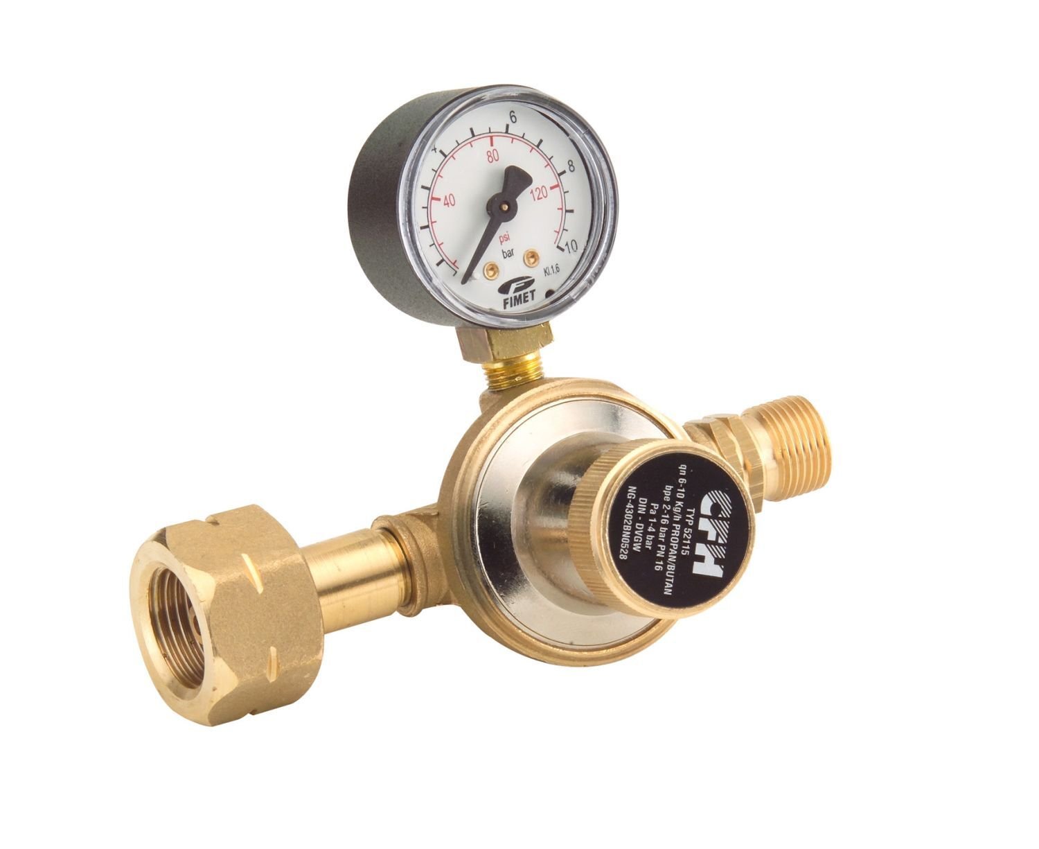 CFH Druckregler 1-4 bar m.Manometer von CFH