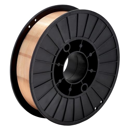 CFH Universal-Schweißdraht Ø 0,6 mm SD 588 – 5 kg Spule, D 200, verkupferter MIG/MAG-Schweißdraht zum Schutzgasschweißen von unlegierten und niedriglegierten Stählen, EN ISO 14341-A G3Si1 (SG2) von CFH