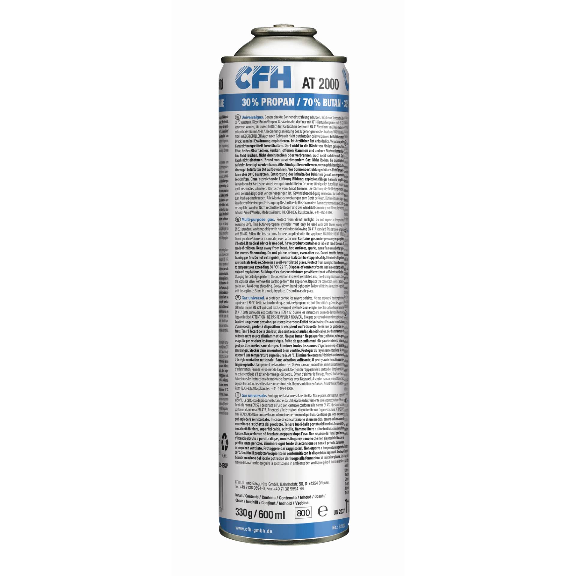 CFH Universalgas AT 2000 600 ml CFH Universalgas AT 2000 600 ml von CFH
