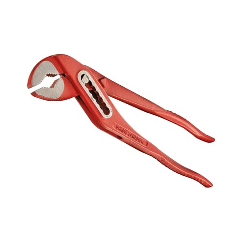 CFH Wasserpumpenzange 1 1/4" WZ 714 – 7-fach verstellbare Rohrzange aus Chrom-Vanadium-Stahl, Greifbereich 32 mm, 240 mm Länge, für Installations- und Reparaturarbeiten von CFH