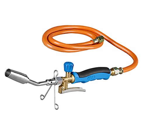 CFH Turbo Handlötgerät GT 2000 - Lötbrenner, Leistungsstarkes Lötgerät zum Hart- und Weichlöten, Gas Lötkolben mit Gasschlauch 1,5 m 3/8“, Arbeitstemperatur von ca. 800 °C CFH Turbo Handlötgerät GT 2000 - Lötbrenner, Leistungsstarkes Lötgerät zum Hart- und Weichlöten, Gas Lötkolben mit Gasschlauch 1,5 m 3/8“, Arbeitstemperatur von ca. 800 °C von CFH
