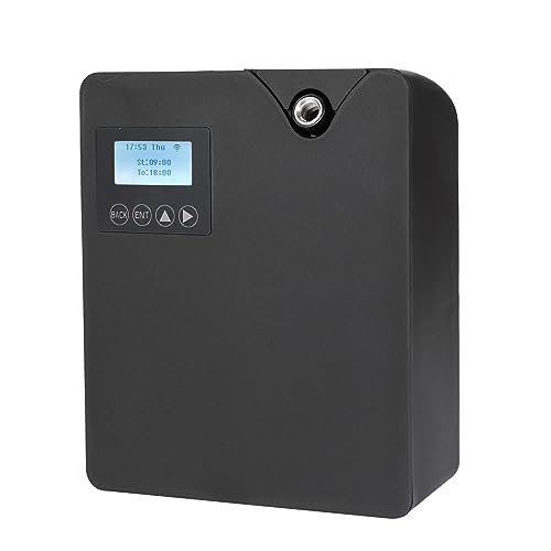 Intelligente Duftluftmaschine, Bluetooth, WLAN-Aroma-Diffusor, Diffusor für ätherisches Öl, ohne Wasser, 300 ml, für große Räume, Büro, Spa, 300 – 400 m³ (schwarz) von CFITANK