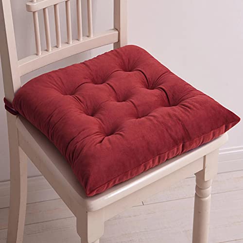 CFMZ Stuhlkissen 45x45 Mit Bändern 6er Set, Sitzkissen Outdoor Gartenstuhl, Sitzpolster Stuhl Trapez Sanft, Bunt Doppelseiten Gartenkissen Rot CFMZ Stuhlkissen 45x45 Mit Bändern 6er Set, Sitzkissen Outdoor Gartenstuhl, Sitzpolster Stuhl Trapez Sanft, Bunt Doppelseiten Gartenkissen Rot von CFMZ