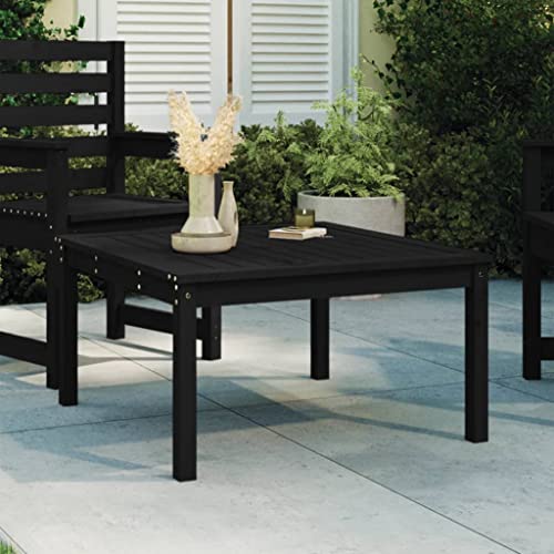 CFODOJ Haus & Garten, Möbel-Gartentisch, schwarz, 82,5 x 82,5 x 45 cm, Massivholz Kiefer CFODOJ Haus & Garten, Möbel-Gartentisch, schwarz, 82,5 x 82,5 x 45 cm, Massivholz Kiefer von CFODOJ