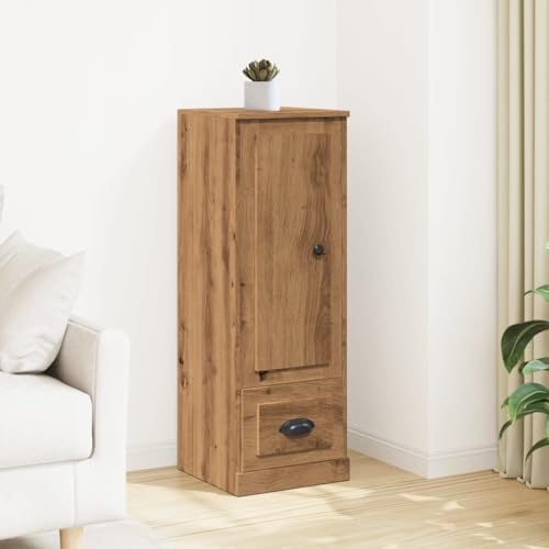 CFODOJ Haus & Garten, Möbel-Highboard Artisian Oak 36x35.5x103.5cm Holzwerkstoff von CFODOJ