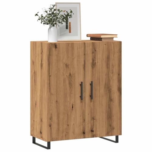 CFODOJ Haus & Garten, Möbel-Sideboard Artisan Eiche, 69,5 x 34 x 90 cm, Holzwerkstoff von CFODOJ