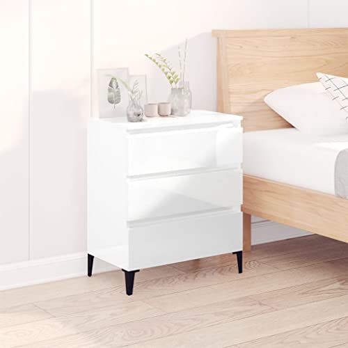 CFODOJ Haus & Garten, Möbel-Sideboard Hochglanz Weiß 60x35x70 cm Holzwerkstoff von CFODOJ