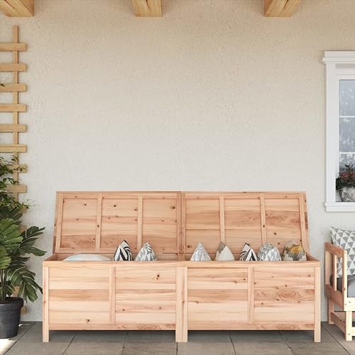 CFODOJ Haus & Garten Möbel-Garten Aufbewahrungsbox 198,5x50x56,5cm Massivholz Tanne von CFODOJ