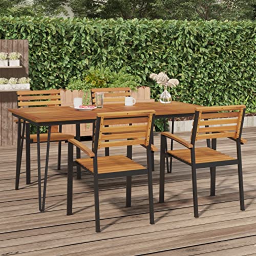 CFODOJ Haus & Garten Möbel-Gartentisch mit Haarnadelbeinen 180x90x75cm Massivholz Akazie CFODOJ Haus & Garten Möbel-Gartentisch mit Haarnadelbeinen 180x90x75cm Massivholz Akazie von CFODOJ