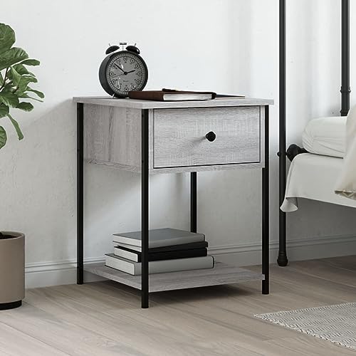 CFODOJ Home & Garden,Furniture-Bedside Table Grey Sonoma 44x45x58cm Engineered Wood CFODOJ Home & Garden,Furniture-Bedside Table Grey Sonoma 44x45x58cm Engineered Wood von CFODOJ