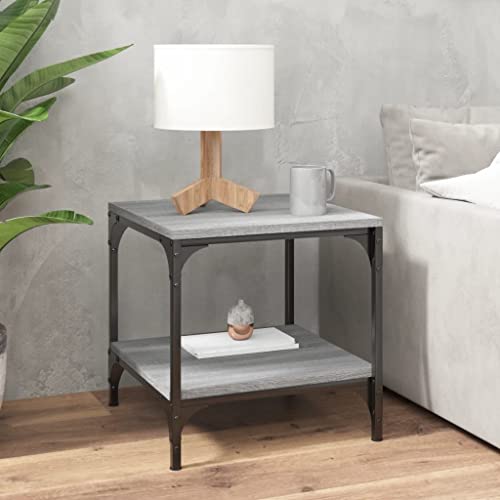 CFODOJ Home & Garden,Furniture-Coffee Table Grey Sonoma 50x50x40cm Engineered Wood von CFODOJ