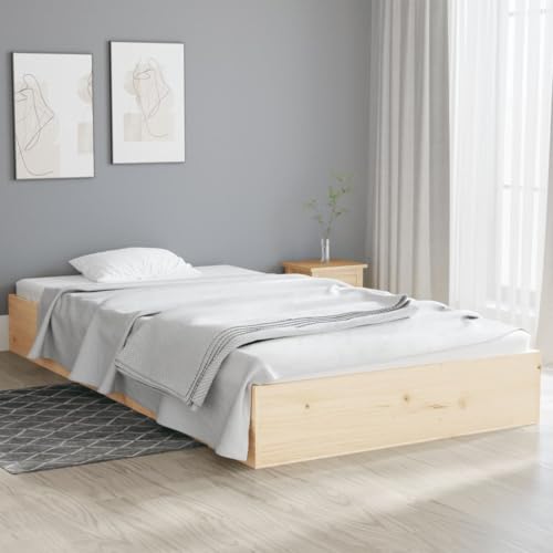 CFODOJ Home & Garden Möbelbett Bettgestell ohne Matratze Massivholz 90x200 cm von CFODOJ