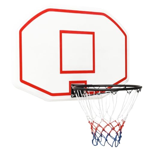 CFODOJ Sportartikel-Basketball-Rückwand, weiß, 109 x 71 x 3 cm, Polyethylen von CFODOJ