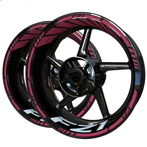 CFSJRXZ Dekorative Aufkleber Motorrad-Felgenaufkleber Für Yamaha FZ-1 FZ 1 FZ1 Reflektierende Streifen Komplettset(Farbe 2) von CFSJRXZ
