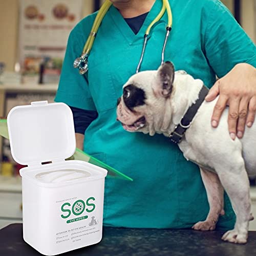100 Stück Polyester PETTE Eye Wet Teil CAT Hunde Tränenfleckentherover Gentle Handtücher Eye Wet Tweißkatze Hunde Tränenfleckentferner Haustier Tücher Haustier -Haustücher Formel Vertrauen in und von CFTGIW