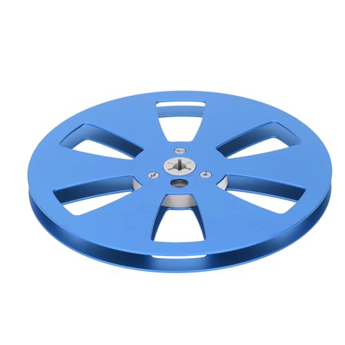 CFTGIW /4 7 Zoll Leeres Bandrollen Aluminium -Legierung Open Sound Deck Take -up Rollen Ersatz für Studer Blue Tape für Rollen mit Band Ree /4 7 Zoll Leeres Klebeband Umgezogene Klebeband (BLUE) von CFTGIW