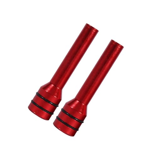 CFTGIW 汽车铝合金门提门锁扣 1 对卖 Verwenden. Auto 2pcs Auto -LKW Aluminium Innentür Schloss Stifte Silber Abdecken (Rot) von CFTGIW