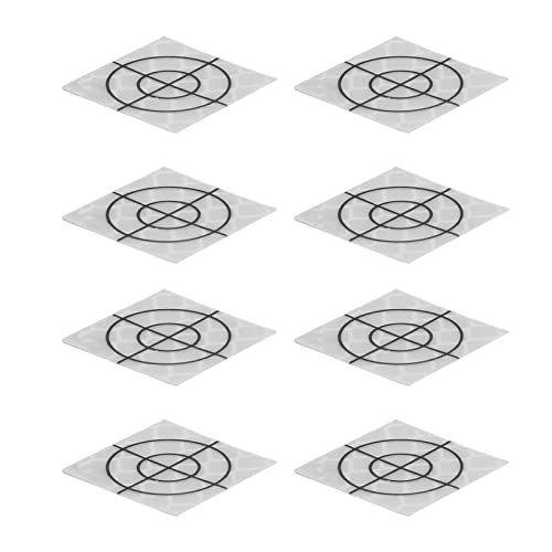 CFTGIW 100 Pcs Selbstkleber Reflexionsharz Reflektor -Aufkleber -Patches für Total Station Survey 3x3cm (2 * 2 cm) von CFTGIW