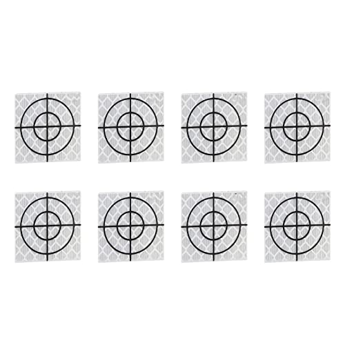 CFTGIW 100 Pcs Selbstkleber Reflexionsharz Reflektor -Aufkleber -Patches für Total Station Survey 3x3cm (3 * 3cm) von CFTGIW