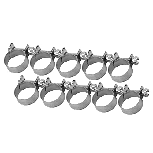 CFTGIW 10pcs Edelstahl-Kraftstoffleitungsrohrschlauchklemmclip 6mm-20mm Optionale Größe Service Li Schlauch Clamphose Clipshose Fadenerpipe Cliptube Clamp/Holder (16-18 mm) von CFTGIW