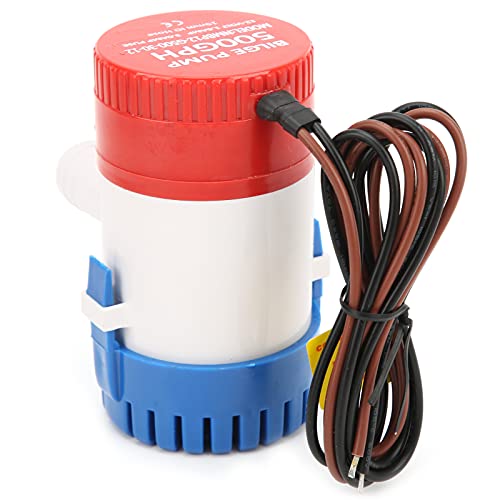 CFTGIW 12 V Blire 3/4in Schlauchauslass 500 GPH Elektrisches Halbopen -Laufrad für Boot Marine RV High Capac Blige Pumpboat Blige Pumpelektrikum Bilge Pumpe 12V Pump von CFTGIW