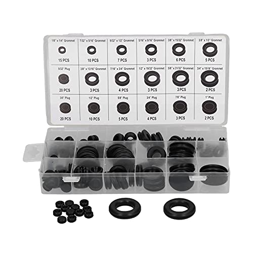 CFTGIW 125pcs Gummi -Junggesell -Sortiment Kit Dichtungsdichtung für Zylinderventilpumpe Elektrisch und Veralysierte Gummi Grommet Sortiment Kitrubber Setwire Sealing CFTGIW 125pcs Gummi -Junggesell -Sortiment Kit Dichtungsdichtung für Zylinderventilpumpe Elektrisch und Veralysierte Gummi Grommet Sortiment Kitrubber Setwire Sealing von CFTGIW