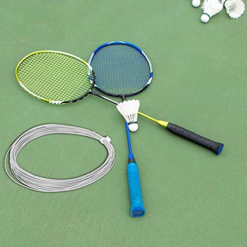 CFTGIW 2 PCs 10 M Hohe Flexibilität Badminton St Line Training Raket Racquet Li Ket Racquet Li Racket St Badminton Racket (White) von CFTGIW