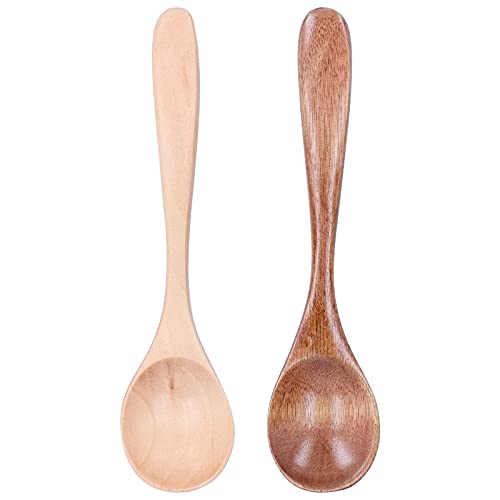 CFTGIW 2pcs/Set Holzlöffel mit Gebogenem Griff Kleiner Mischungsschaufel für Heimküchen Restaurant Exquisite Zeit, Wenn Holzlöffel Löffel Löffel Griff Spoonwowoen CFTGIW 2pcs/Set Holzlöffel mit Gebogenem Griff Kleiner Mischungsschaufel für Heimküchen Restaurant Exquisite Zeit, Wenn Holzlöffel Löffel Löffel Griff Spoonwowoen von CFTGIW